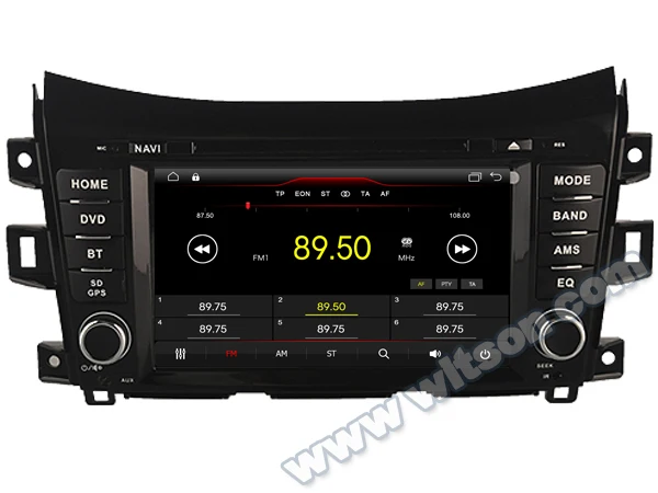 Top WITSON Android 9.1 car dvd gps For NISSAN NAVARA/NP300 mirror link Built-In WiFi Module CAR DVD PLAYER DVR/DAB/OBD/TPMS SUPPORT 1