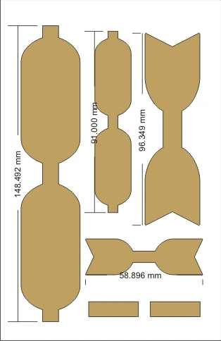 Лук делая DIE 120*180 мм 15 8 толщиной SMR BOW0006|dies|dies die |