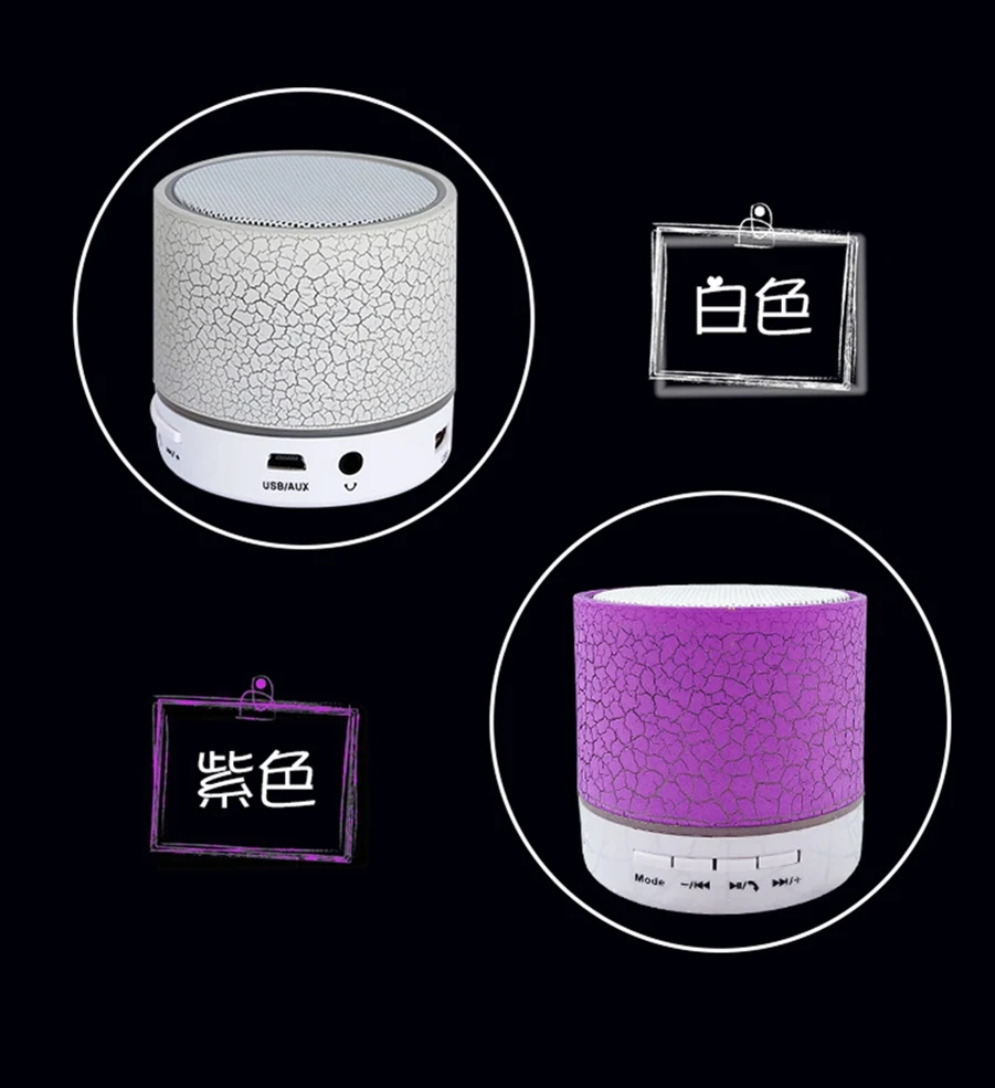 Icoque Bluetooth Speaker AUX Jack Wireless Portable Hifi Stereo Bass Speakers with Microphone for Xiaomi iPhone Support TF USB   (11)