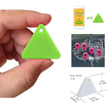 

Alarm Ultra-thin Triangle Smart Mini Bluetooth Tag Tracker Key Wallet Pet Child Finder GPS Locator New