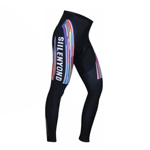 Профессиональные зимние термофлисовые брюки для велоспорта мотобайк, велосипед, велотренажер, колготки для горного велосипеда, велосипедные брюки с 3D гелевой подкладкой