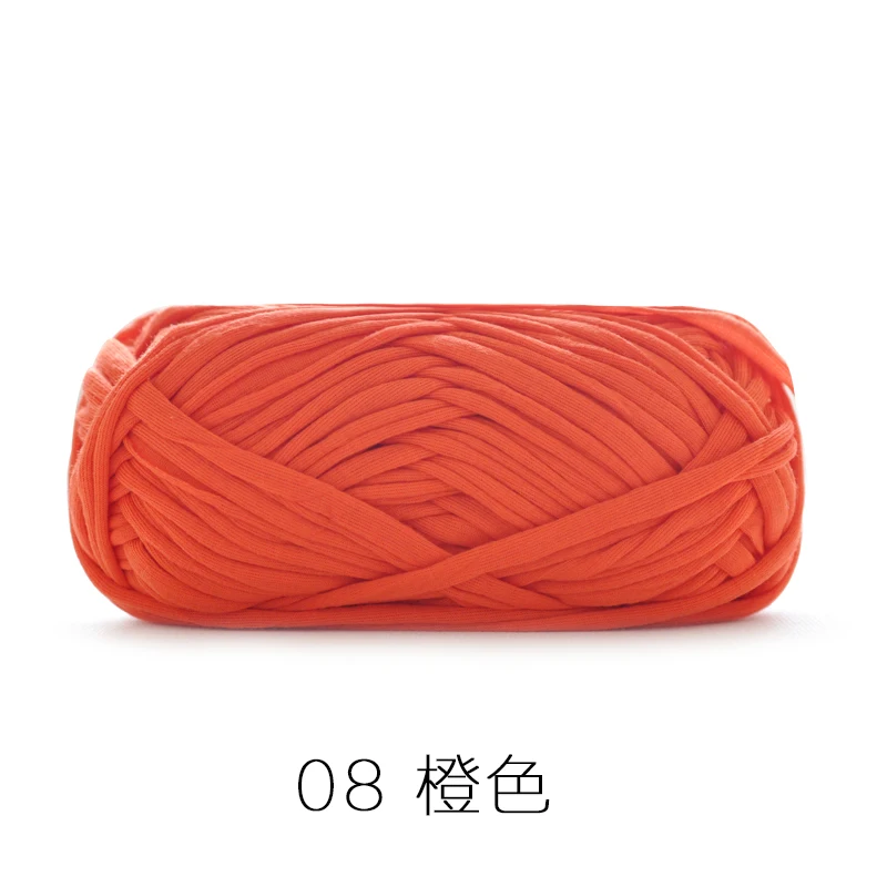 1 шар толстая пряжа 24 цвета шерстяная пряжа для вязания Подушка Конура ковер пряжа ручное вязание Diy Коврик для домашних животных сумка ткань - Цвет: 08 Orange