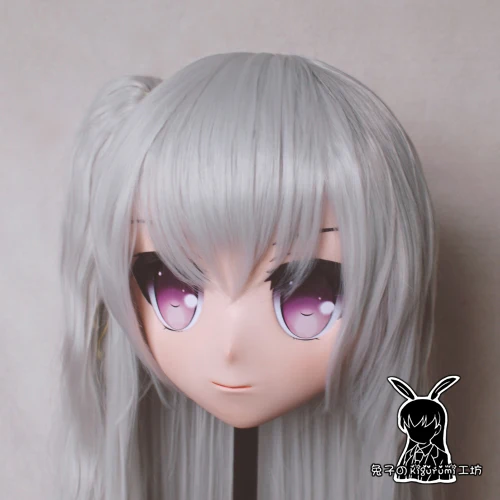 

(KM535)Top Quality Handmade Female Resin Cosplay Japanese Role Play Kigurumi Mask Crossdresser Doll Transgender Mask