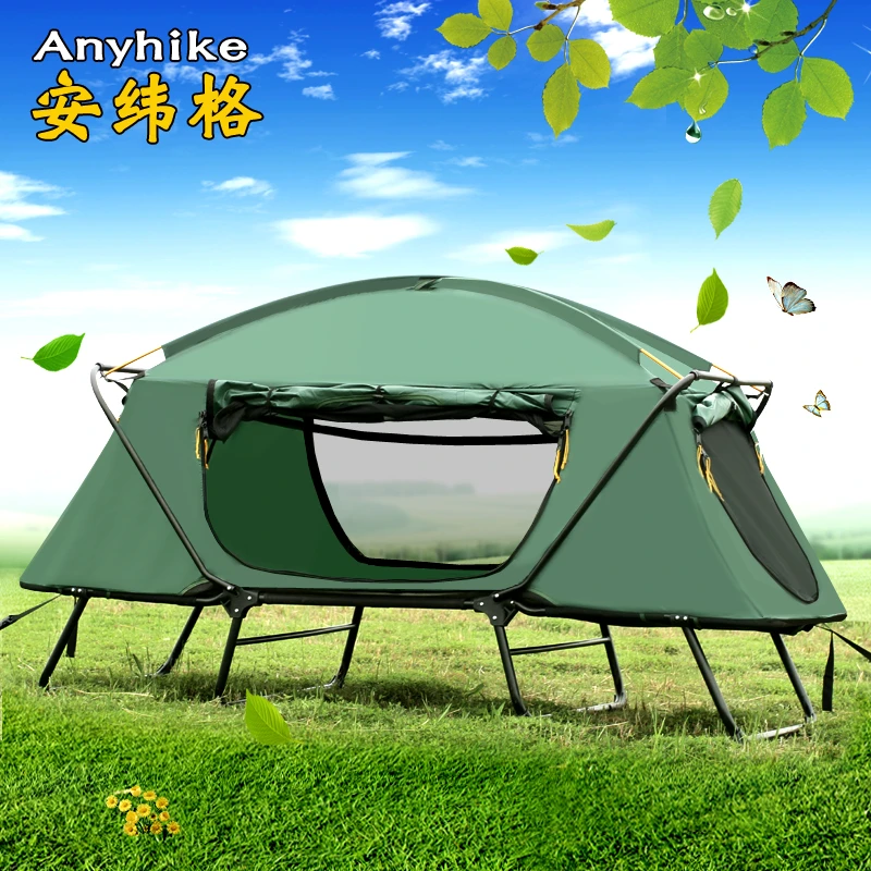 Carpas para acampar al aire libre, carpa de pesca automática para dos impermeable, de alta calidad, con cama plegable|tent person|waterproof outdoor tenttent double - AliExpress
