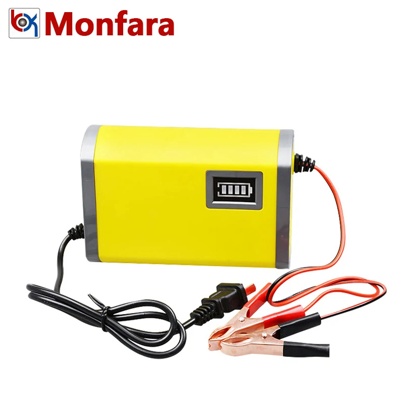 Agm Car Battery Charger 12V 6A Blue Repair LCD Battery Charger For Car Motorcycle In
