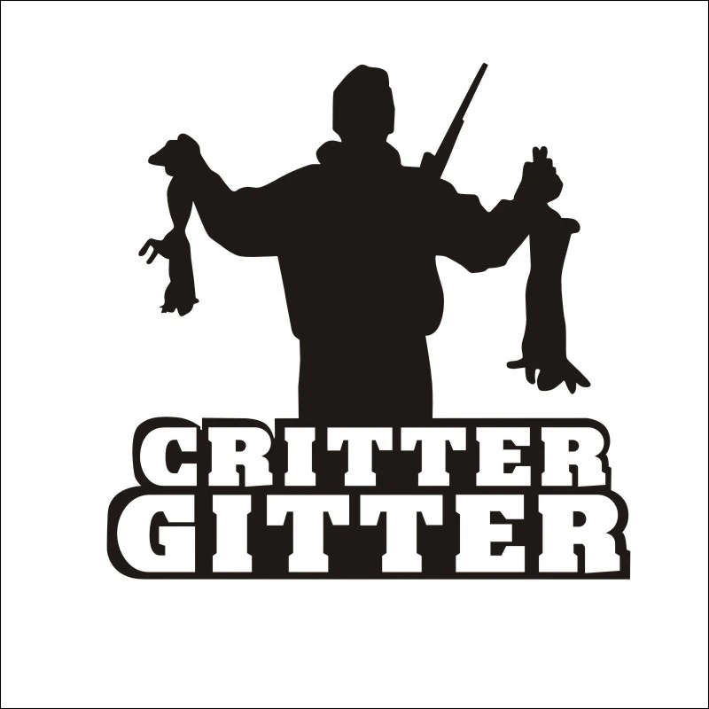 DCTAL car hunting decal interesante Hunter Caza codorniz car Decals etiqueta que cubre el Cuerpo forma hunting Sticker h-124