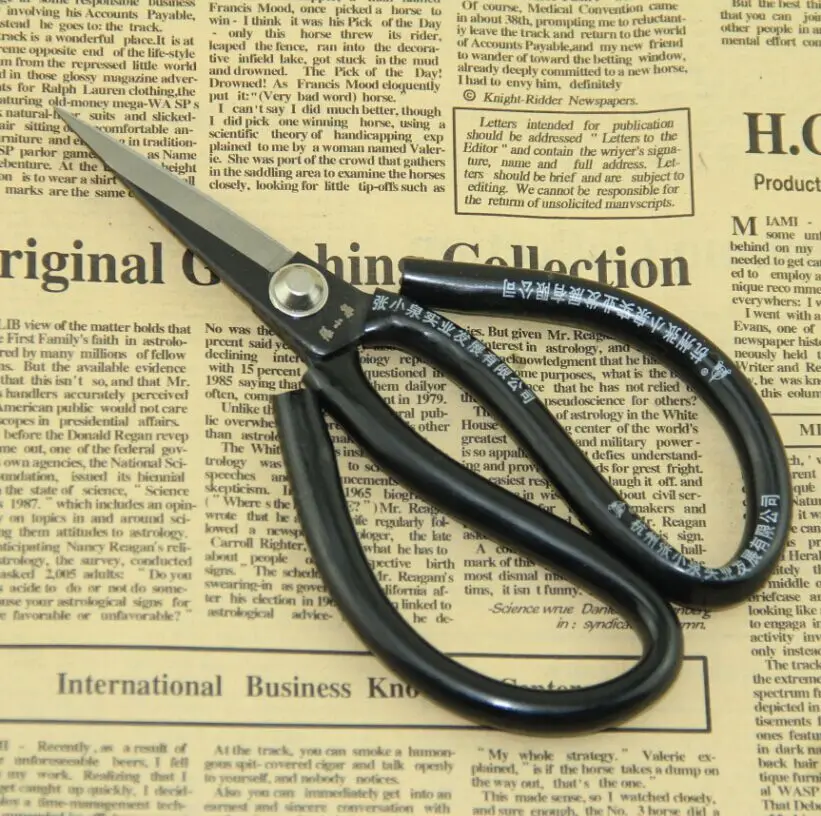 high quality 65 Mn carbon steel scissors China traditional rubber coated household scissors for bonsai 2