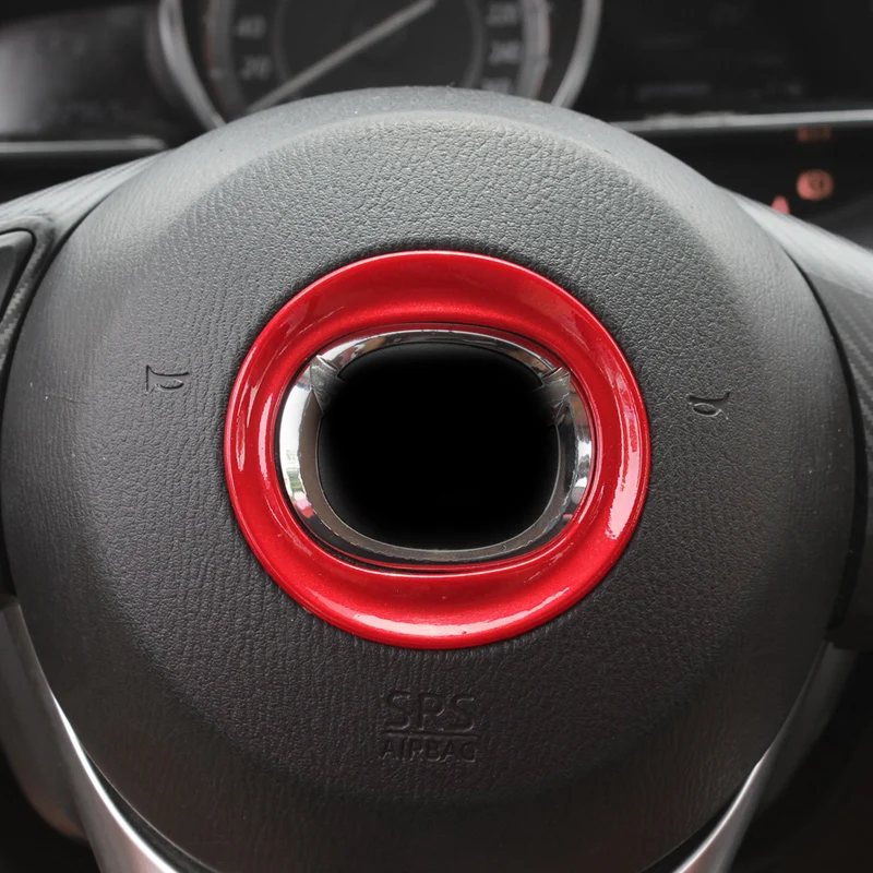 1 шт. abs для MAZDA CX 5 cx 4 ATENZA декоративное кольцо с логотипом рулевого колеса (без