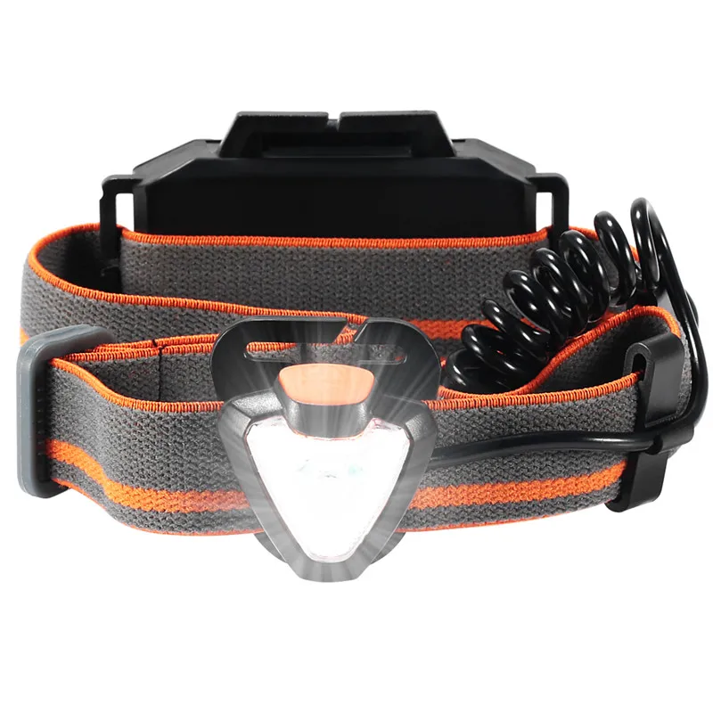 

360 Degree Adjustable AAA Battery 3w LED Headlight 110lm Detachable Three Output Head Lamp for Outdoor Camping Hiking Walking