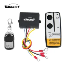 12V 12 Volt Wireless Remote Control Kit for Jeep Truck ATV Winch WINCH Dual Remote High Quality Switch Handset 9500lbs12v 24v portable copper core motor winch power recovery winch cable puller winch kit atv winch trailer truck truck