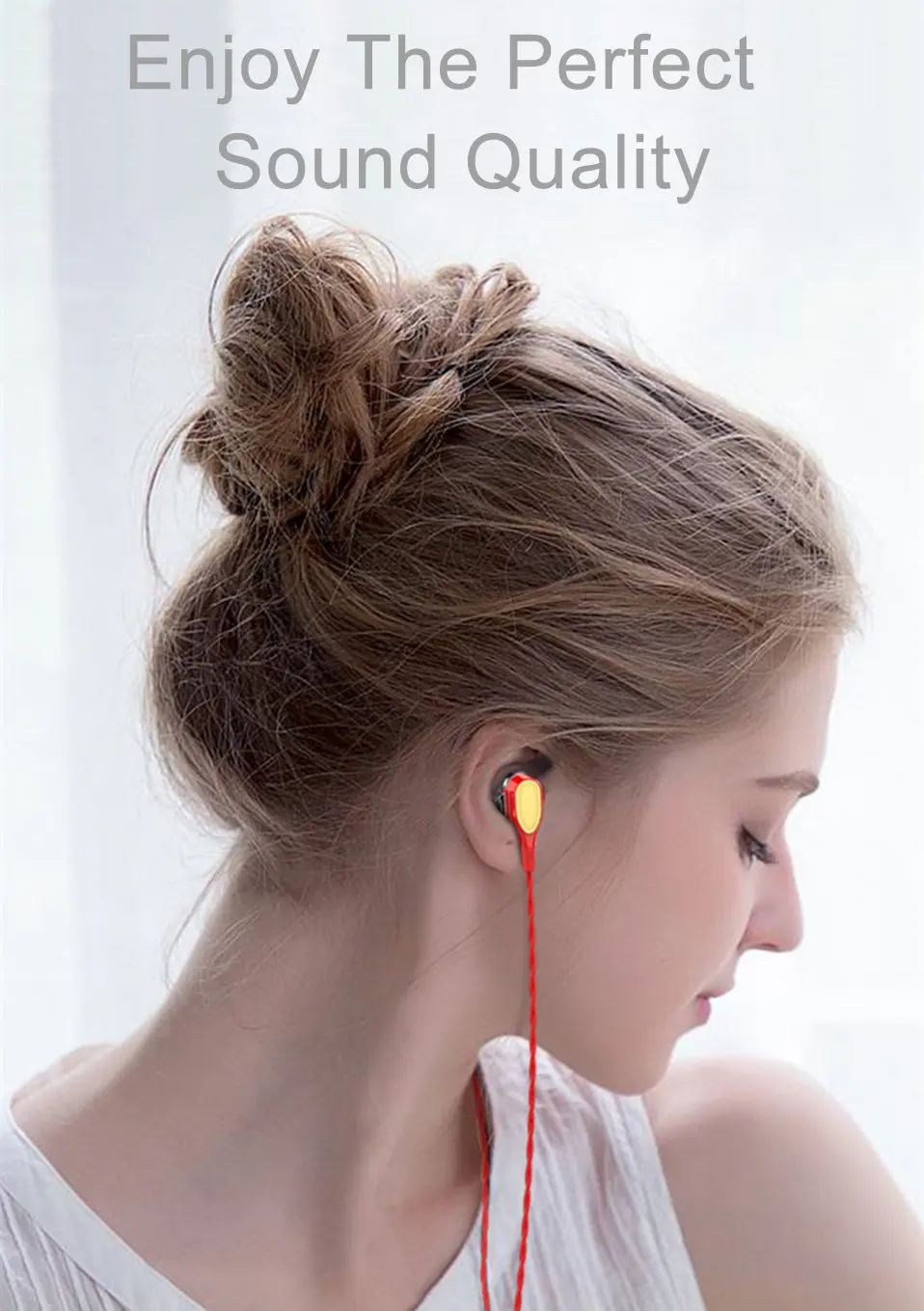 High Quality Ear Phones In Ear Headphones 3.5mm Wired Earphones Stereo Earbuds with Mic for Xiaomi iPhone PC Bass Sound Headset  (6)