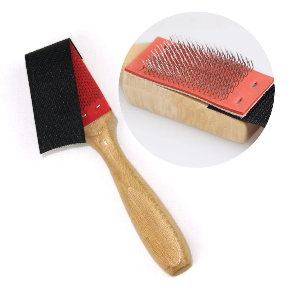 Brush for Footwear Wood Suede Sole Wire Shoe Brush Dance Shoes Cleaning Brushes 