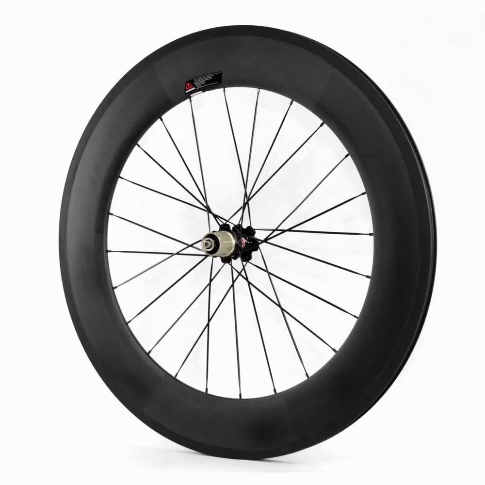700c 88mm clincher road bike wheelset for Shimano Sram or Campagnolo_5