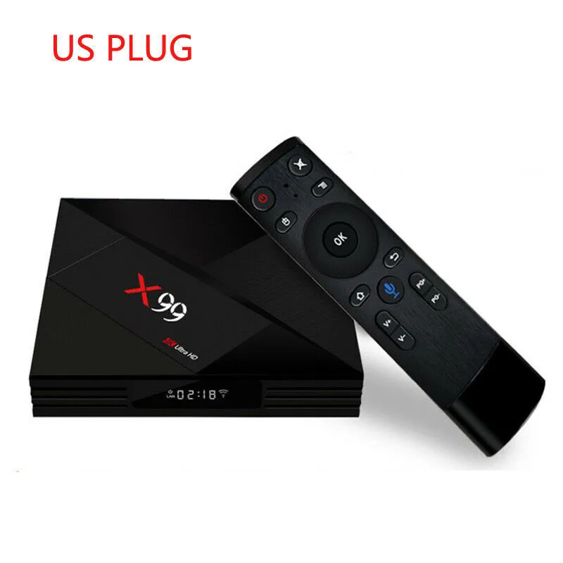 X99 4G Plus объемом до 32 GB Android 7,1 4 Гб плюс 32 ГБ и 64 Гб RK3399 шесть ядер, Wi-Fi, HD1080P ТВ коробка