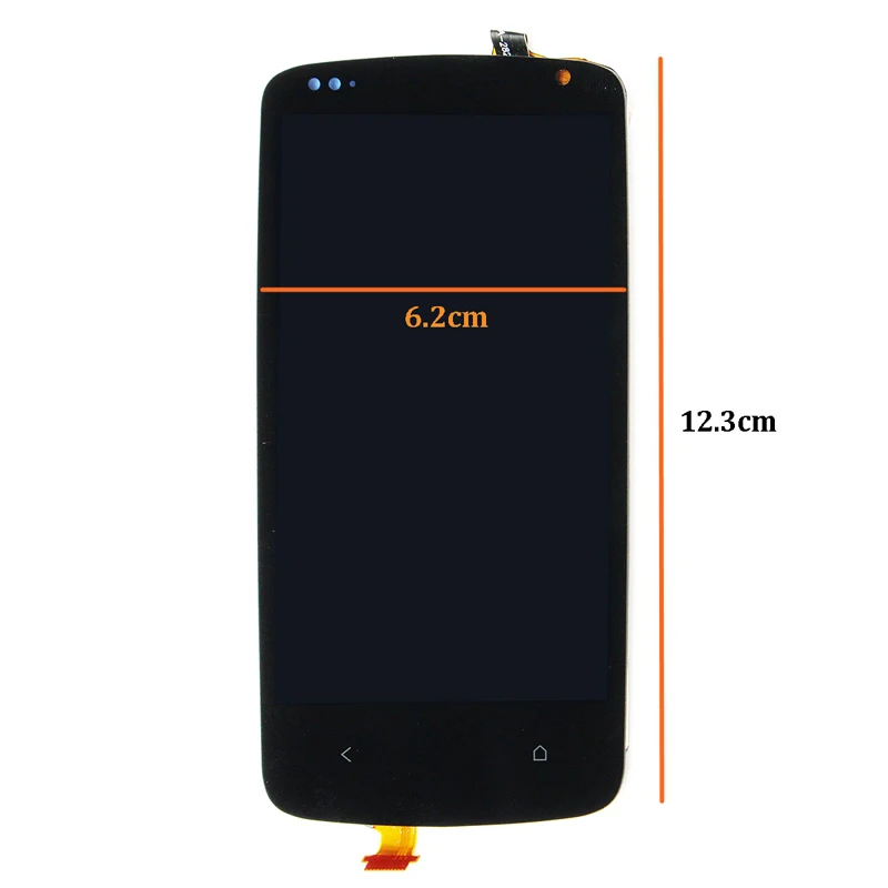 Для HTC Desire 500 ЖК дисплей сенсорный экран дигитайзер стеклянная панель монитор