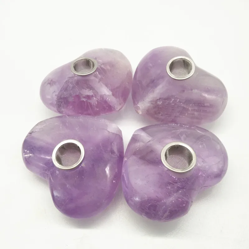 Natural-Rock-Amethyst-Quartz-Heart-Stone-Crystal (3)