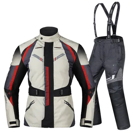

2018 Motorcycle waterproof riding suit man winter cold warm anti motorcycle clothing prevent fall clothing for men