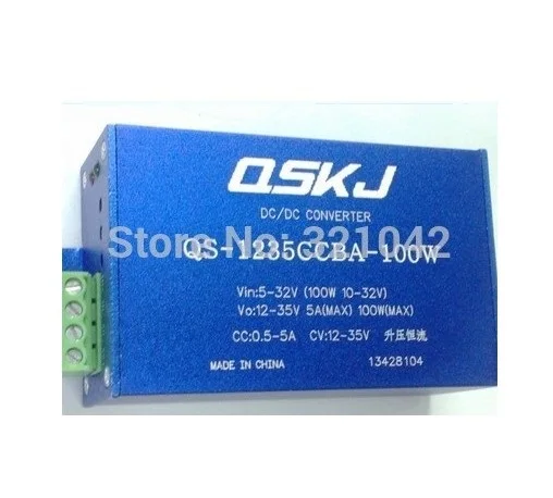 QS-1235CCBA-100 DC-DC 5-32V to 12-35V 100W Step-up Boost Power Supply Module LED Driver | Обустройство дома