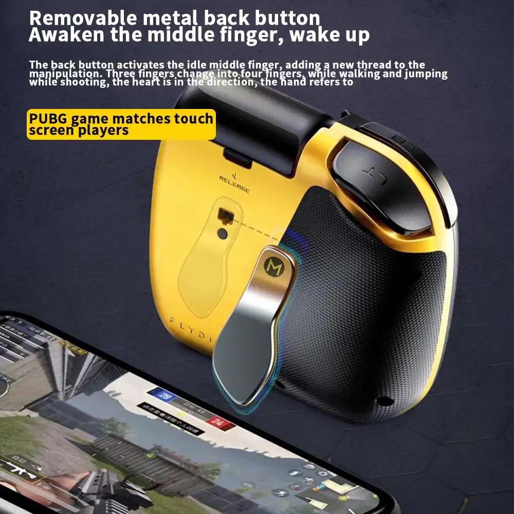  New Flydigi Wasp2 For PUBG bluetooth mobile Phone Game Gamepad One-Hand Games Controller for iOS An