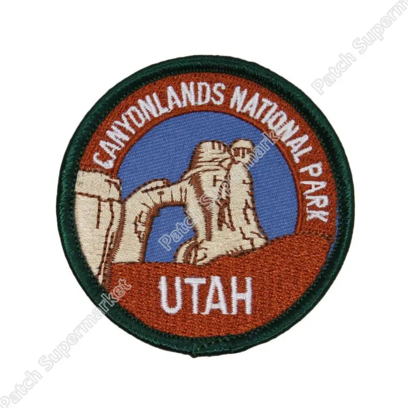 Походный сувенир для путешествий нашивки в национальном парке Юта Canyonlands одежды