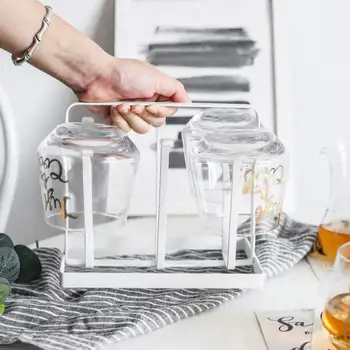 

Kitchen Storage Cup Drying Rack Holder Organizer Drainer Dryer Tray Tableware Water Draining Rack Tool Accessories