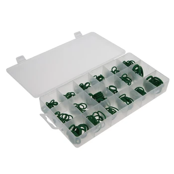 

270pcs Rubber O Ring Kits Assortment kit oring Washer Gasket Sealing O-Ring Pack 18 Sizes with Plastic Box Silicone Rubber Ring