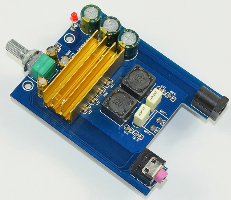 TPA3116 DC24V 2A 100W Mono HIFI Class D плата цифрового усилителя сабвуфера|Усилители мощности| |