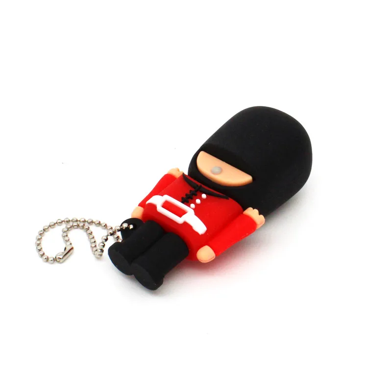 Мультяшный армейский USB флеш накопитель в стиле High Hat британский солдат карта