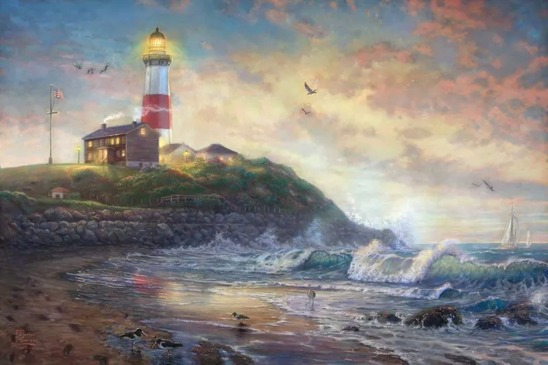Божественный свет. Harvest moon light of hope children. Томас кинкейд живопись море маяки. Light of hope. Сказочный фонарик.
