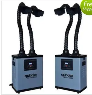 

Free shipping Soldering Smoke Absorber Fume Extractor Air Cleaner Filter X1002 CE Double Head fast shipping