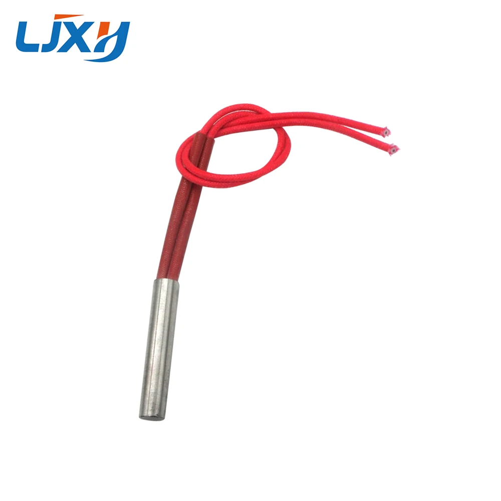 LJXH 220v Cartridge Heater Element 10pcs Single End Mould Heating Resistance Tube 9x40mm AC110/380V 90/120/150W Wire Length 30cm ljxh cartridge heater heating element 400w 220v 2pcs 9 5mm tube dia 180mm length ac110 380v 550w 700w for household appliances