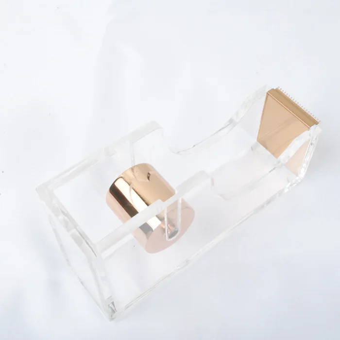 Luxury Tape Dispenser Acrylic Masking Tape Cutter Washi Tape Storage