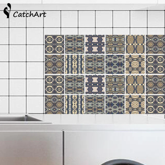 Waterproof Vintage Self Adhesive Wall Sticker Floor Anti Oil Waterproof Vintage Self Adhesive Wall Sticker Floor Anti Oil Wallpaper Color Kitchen Bathroom