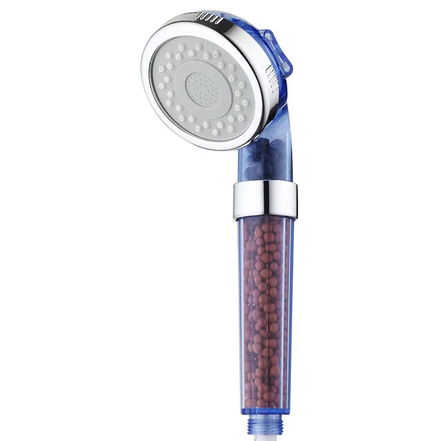Shower Head with Filter Beads High Pressure Shower Head Bathroom Water