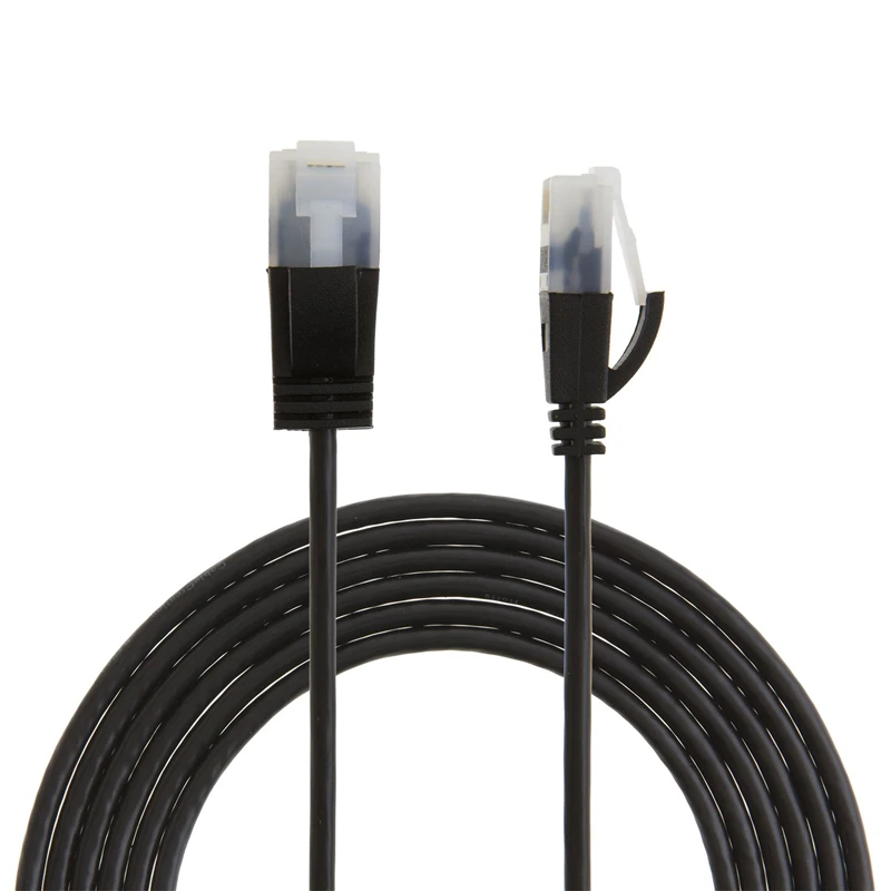 2 Pack UTP 10 гигабит 500 МГц ультра тонкий Cat6a Ethernet Патч Кабель высокоскоростной RJ45 LAN