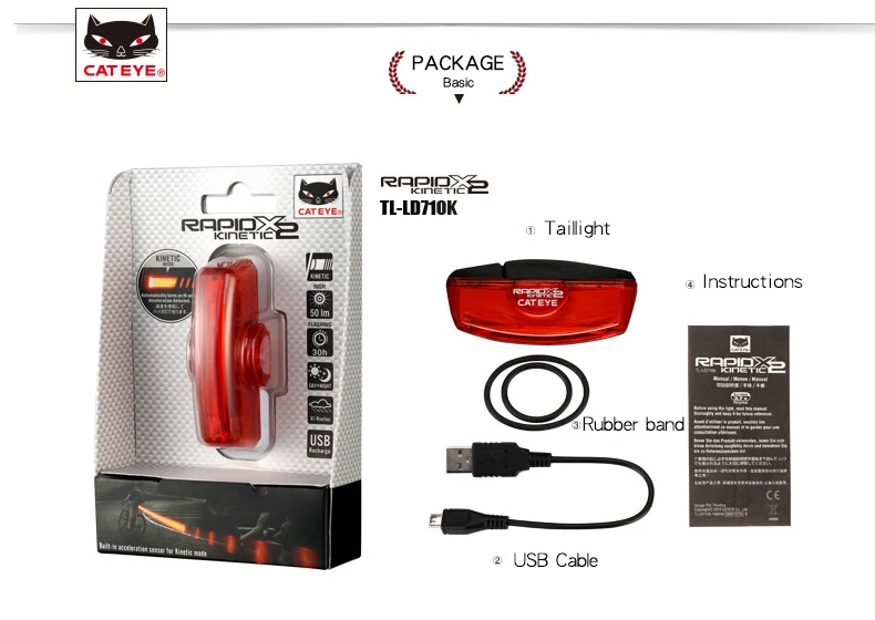 Perfect CATEYE Bicycle Taillight Usb-rechargeable LED Bike Tail Tube Rear Light MTB Mountain Road Bike Warning Lamp Cycling Accessories 19