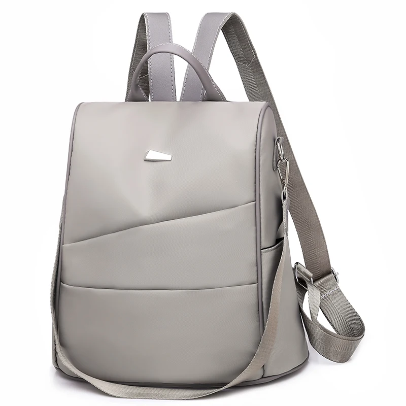 Vfemage Оксфорд рюкзак с защитой от кражи женская сумка Многофункциональный рюкзак женские дорожные сумки Школьные сумки для девочек Sac a Dos mochila - Цвет: Khaki