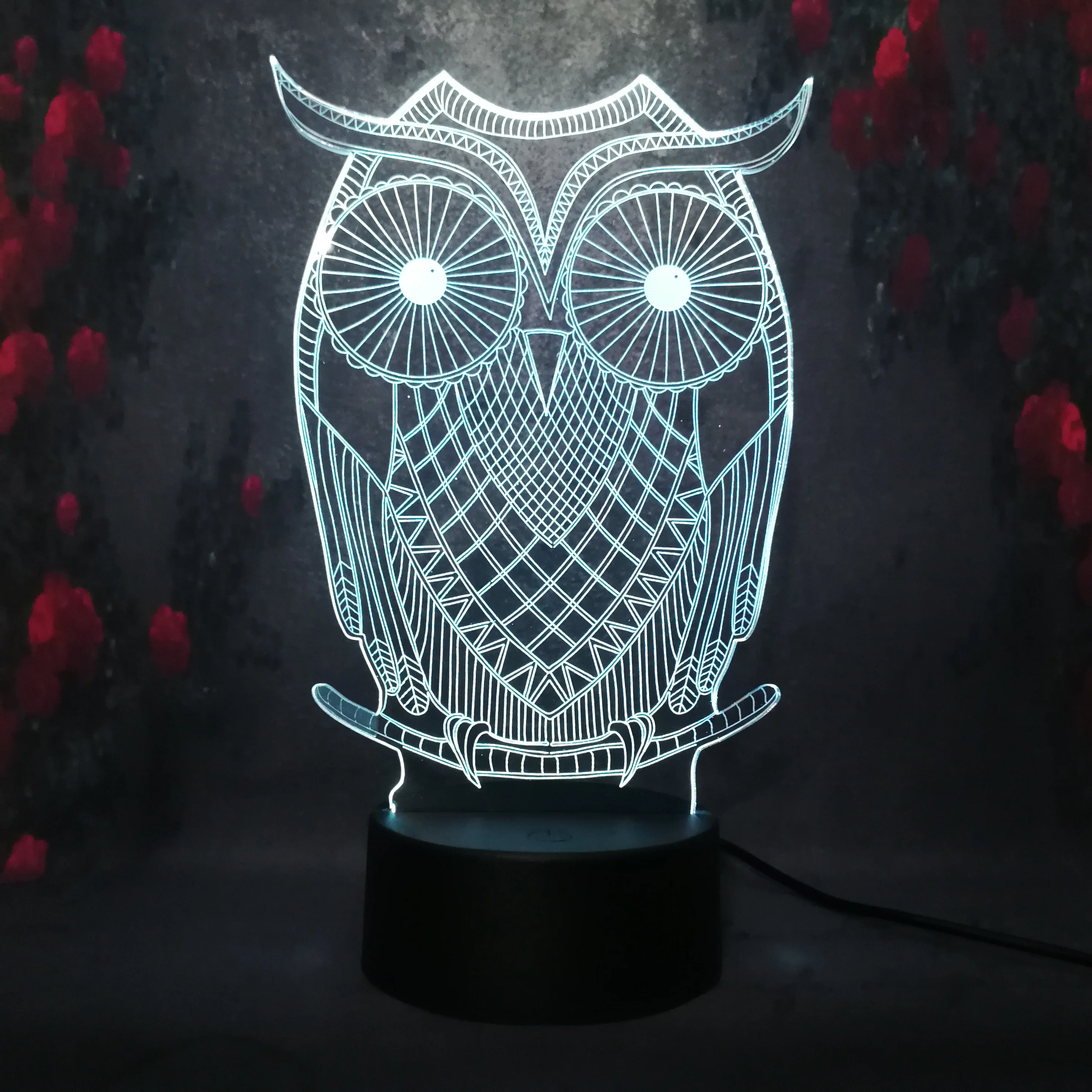 Lovely Cartoon Series Owl Eagle Creative Night Light 3d Led Home Living Room Decor Mood Lighting Bulb Kid Apply Desk Table Lamps Led Night Lights Aliexpress