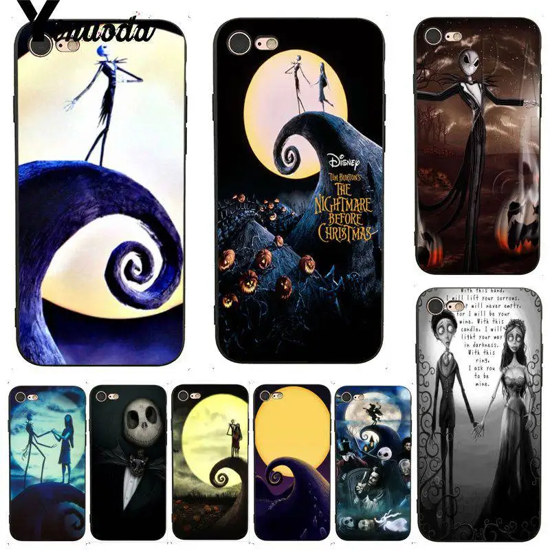 

Yinuoda Tim Burton Cartoon High Quality Multi Colors Phone Case for iPhone X 6 7 6s 7plus 8 8Plus XS XR 5C11 11pro 11promax