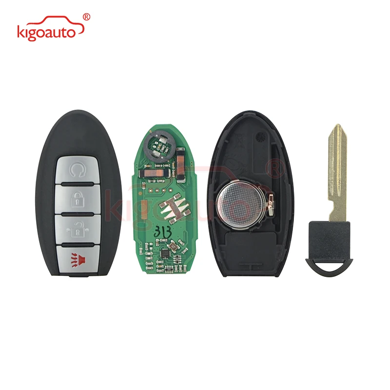 KIGOAUTO KR5S180144014 S180144313 умный Автомобильный ключ 4 кнопки 433 МГц 4A чип для Nissan Murano Pathfinder