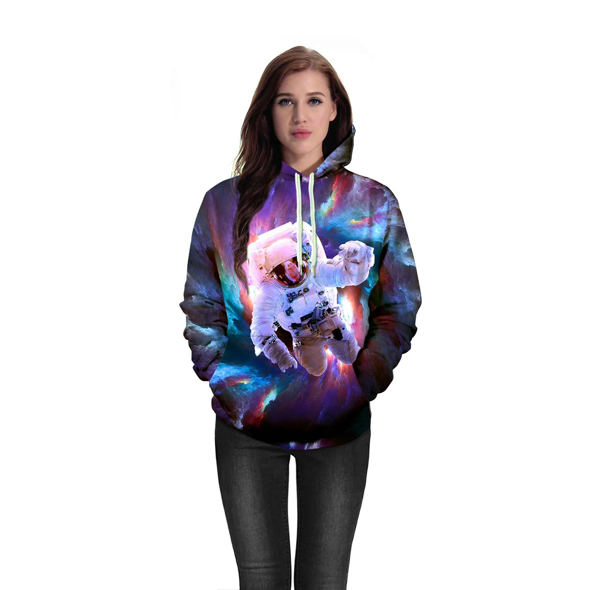 ZOGAA 3D astronaut black hole printing head hooded clothing a generation hoodie harajuku shirt ZOGAA 3D astronaut black hole printing head hooded clothing a generation hoodie harajuku shirt
