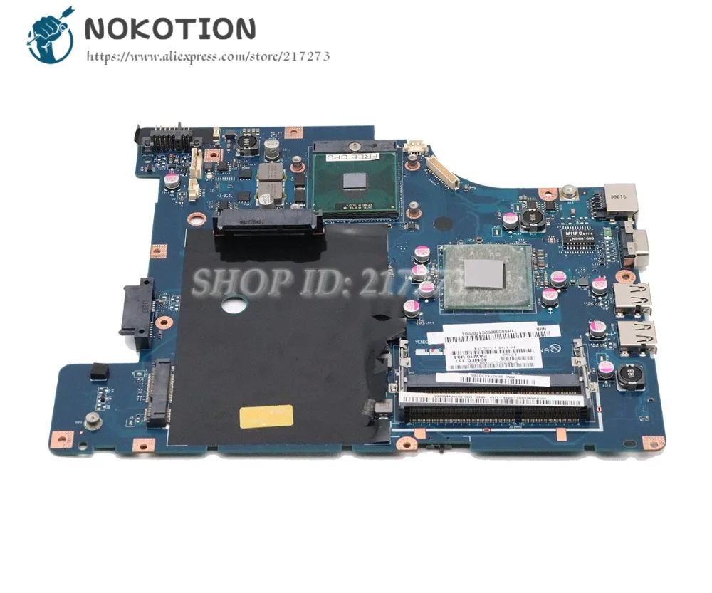 NOKOTION для lenovo G460 G460E Материнская плата ноутбука GM45 DDR3 Процессор 14 дюймов PAW10 LA-7011P основная плата