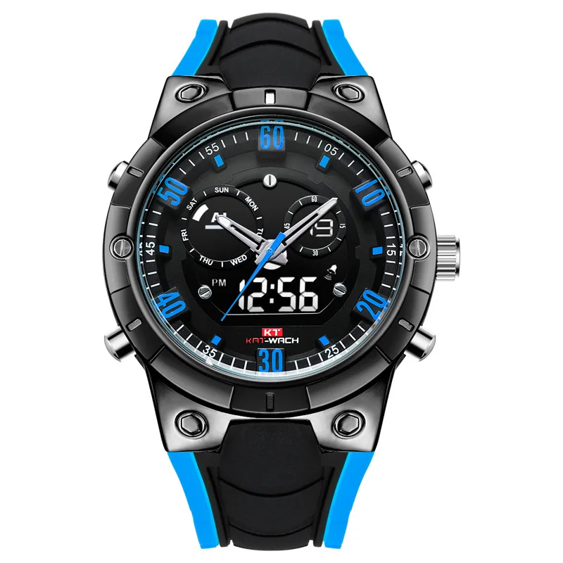 

KAT-WACH Best Sport Watches for Boy and Men New Arrival in 2018 with Dual Display Function