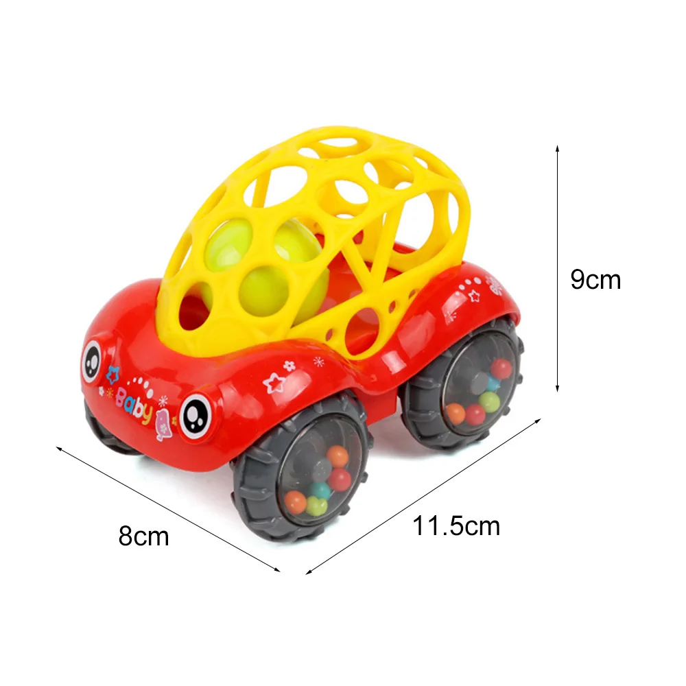 Погремушка в рулоне, игрушка для игры в автомобиль, детская игра, подарки, встряхиватель колокольчика, интерактивные игрушки, детская ручная ловля, мягкая резиновая игрушка
