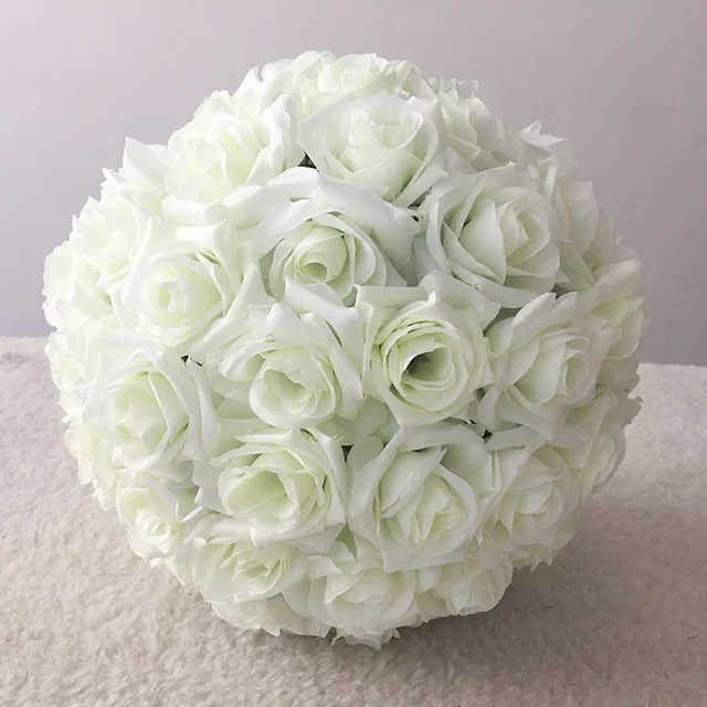 12'' 30cm Large Hanging Decorative Silk Rose Flower Ball Wedding