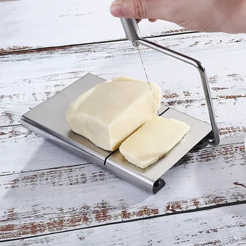 

Cheese Butter Slicer Cutter Board Cutting Manual Hand Tool Stainless Divider Wire Separator knife Gadgets Kitchen Accessories