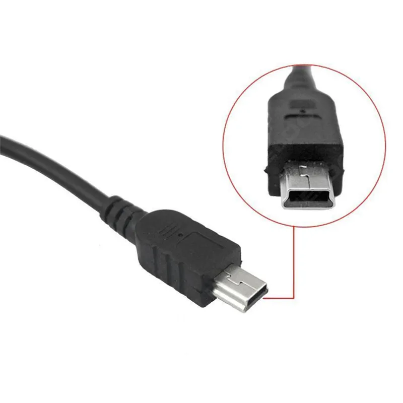 12 V-24 V до 5V Mini USB преобразователь автомобильной розетки постоянного тока в Зарядное устройство Жесткий провод комплект для автомобиля, записывающая камера-видеорегистратор DVR