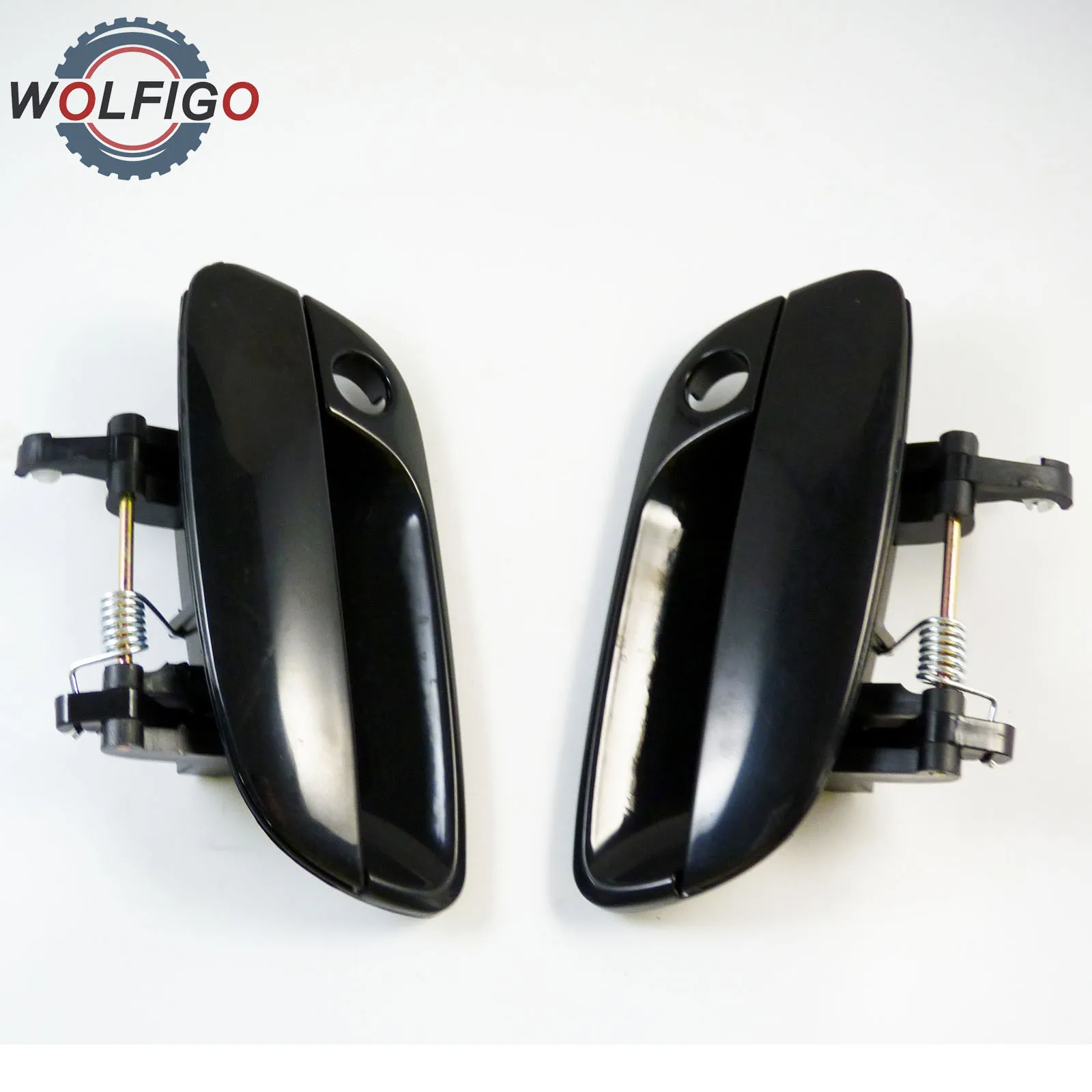 WOLFIGO Outside Front Rear Left Right Black Exterior Door