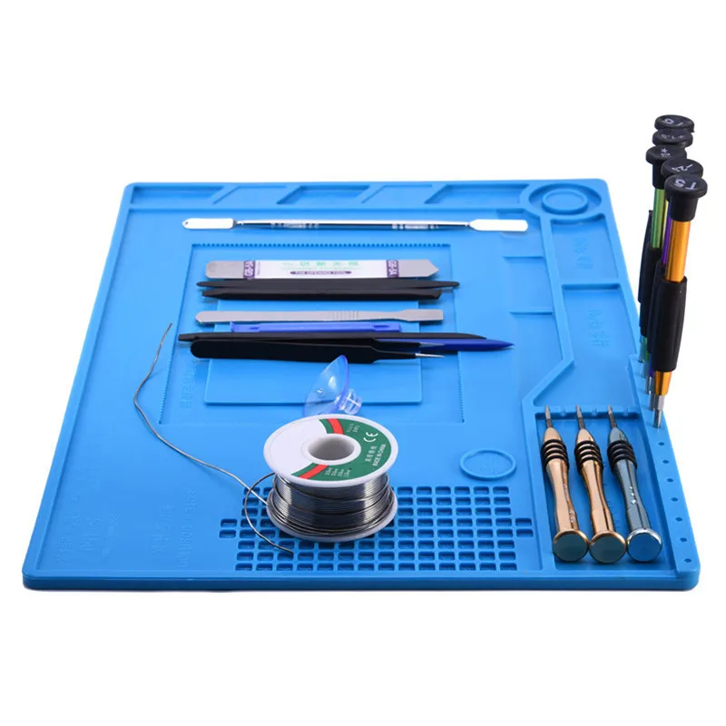Heat Insulation Silicone Pad Desk Mat Maintenance 06