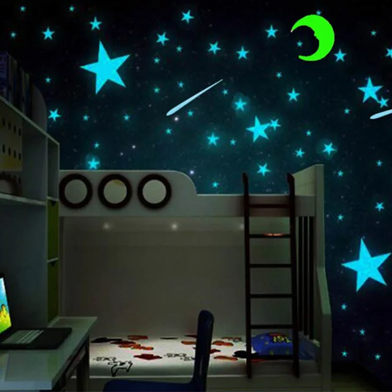 100pcs/bag 32cm Luminous Star Stickers Bedroom Sofa Fluorescent Painting Toy PVC stickers Glow in the Dark Toys for kids 100pcs/bag 32cm Luminous Star Stickers Bedroom Sofa Fluorescent Painting Toy PVC stickers Glow in the Dark Toys for kids